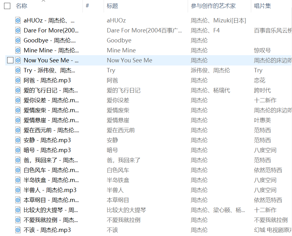 周杰伦歌曲大全MP3百度云免费下载 网红福利-第1张