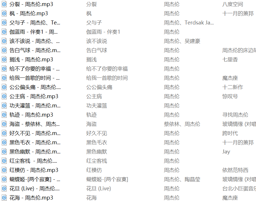 周杰伦歌曲大全MP3百度云免费下载 网红福利-第2张