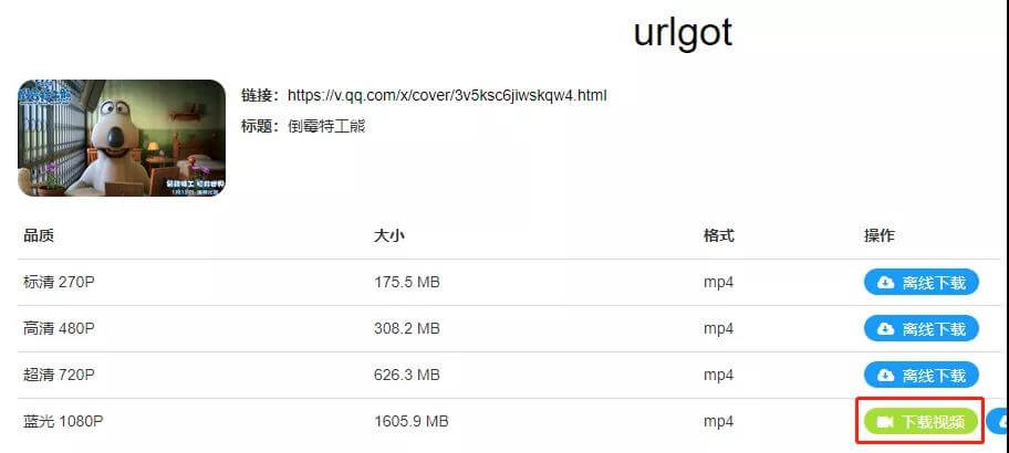 如何下载爱奇艺、腾讯视频、youtube视频？Urlgot视频解析器帮你 福利软件-第6张