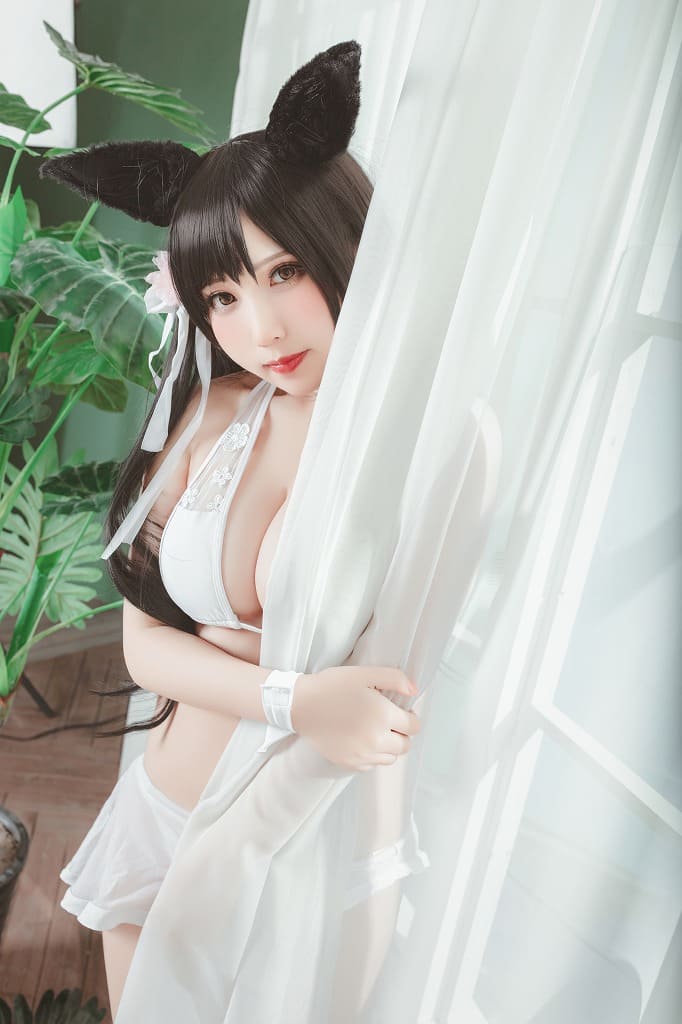 猫田圣奈奈 - 爱宕泳装 盛夏进行曲[25p132M] cosplay美女-第3张