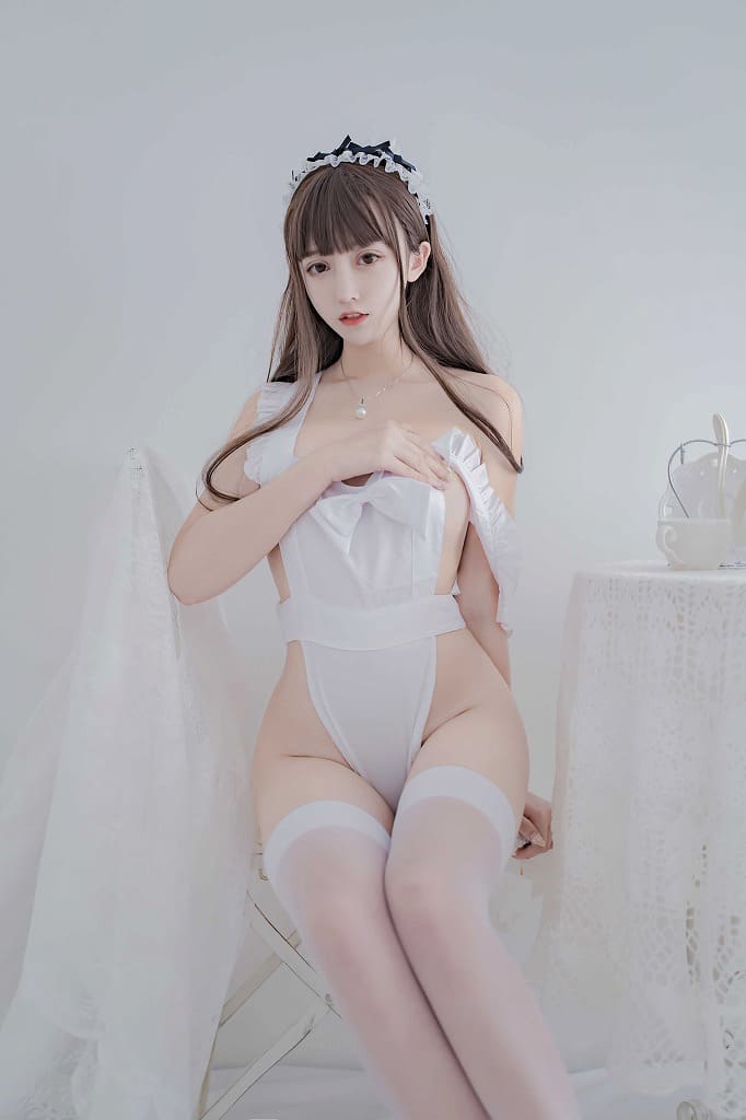 过期米线线喵-连体围裙[32p13M] 网红福利-第1张