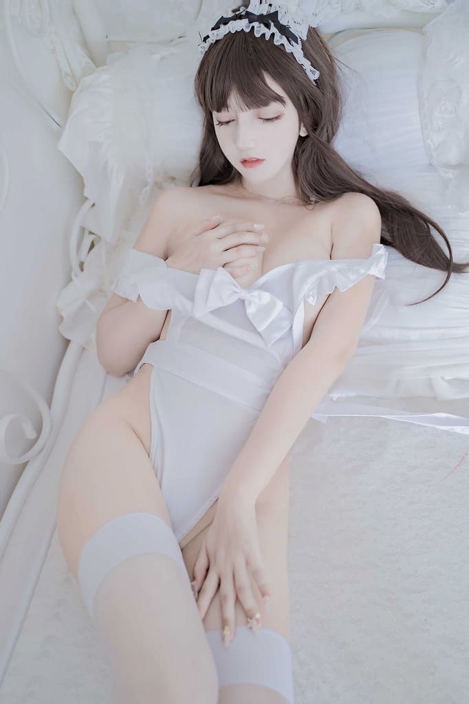 过期米线线喵-连体围裙[32p13M] 网红福利-第2张