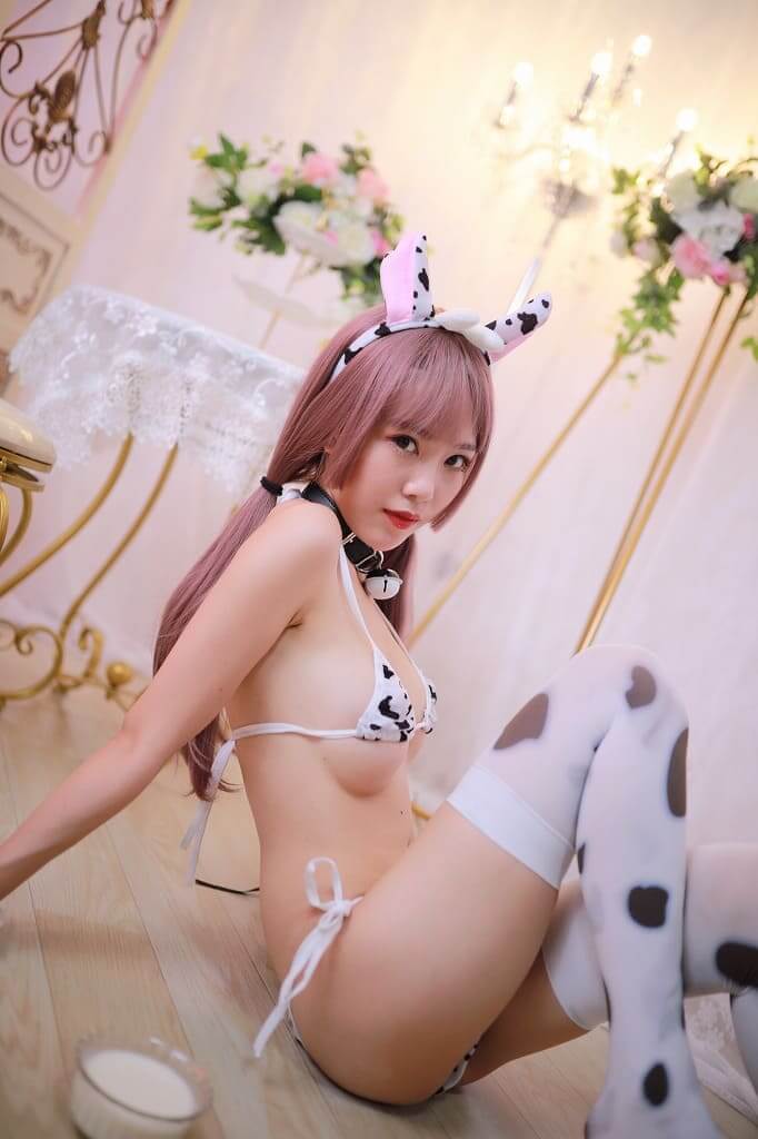 抖娘利世奶牛套装性感写真[38p48M] cosplay美女-第5张