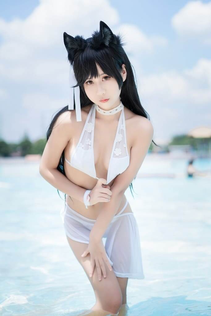 萌芽儿-爱宕泳装[30p1v287M] cosplay美女-第2张