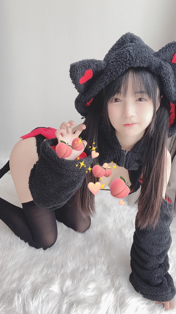 桜井宁宁 - 小黑猫 20P4V