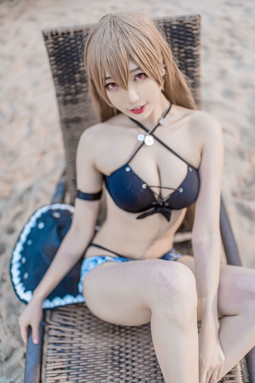 周叽是可爱兔兔-让巴尔泳装[30p330M] cosplay美女-第2张