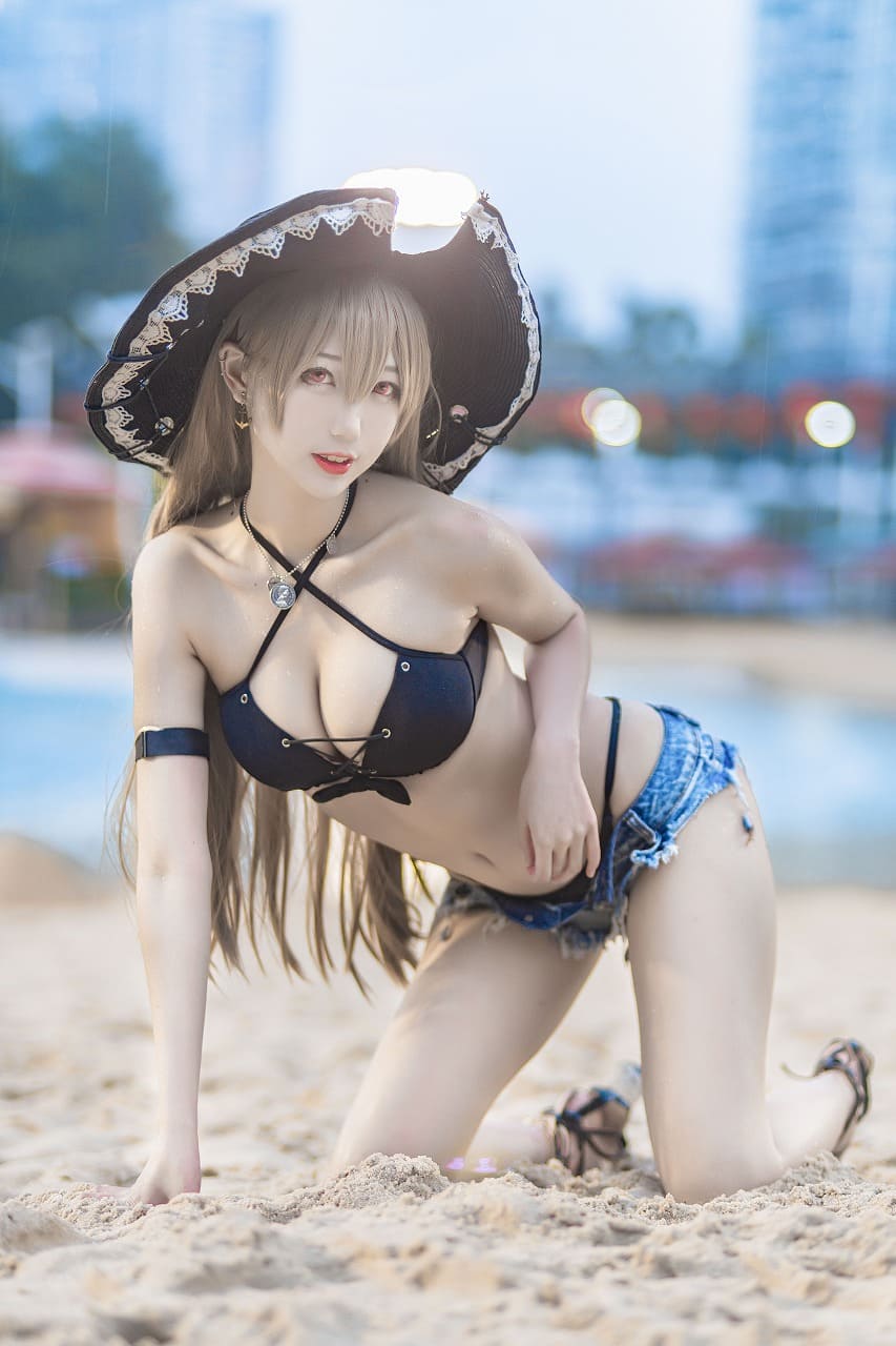 周叽是可爱兔兔-让巴尔泳装[30p330M] cosplay美女-第4张