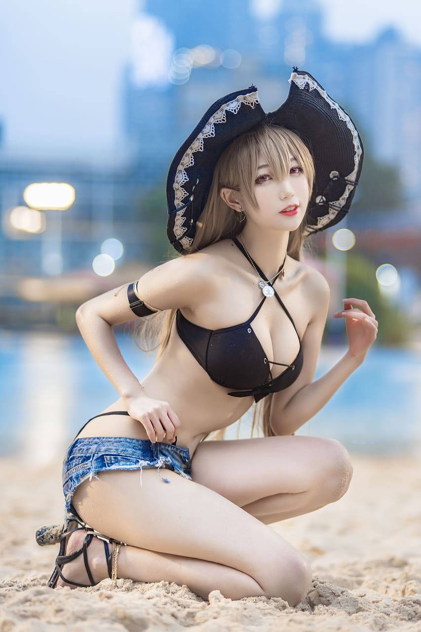 周叽是可爱兔兔-让巴尔泳装[30p330M] cosplay美女-第6张