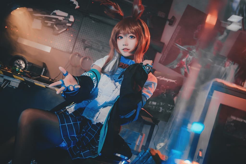 猫君君-明日方舟阿米娅cosplay[52p959M] cosplay美女-第7张
