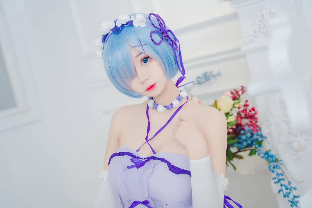 猫君君-雷姆生日[27p274M] cosplay美女-第1张