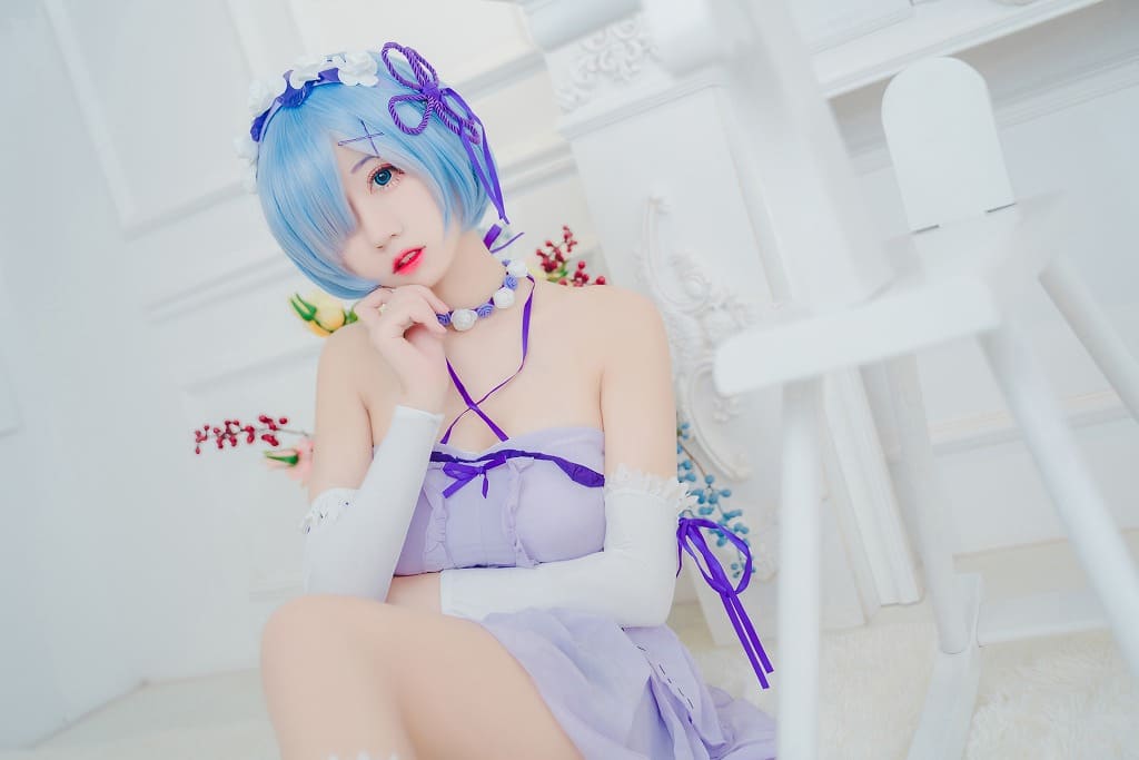 猫君君-雷姆生日[27p274M] cosplay美女-第2张