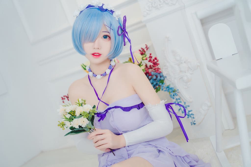 猫君君-雷姆生日[27p274M] cosplay美女-第4张