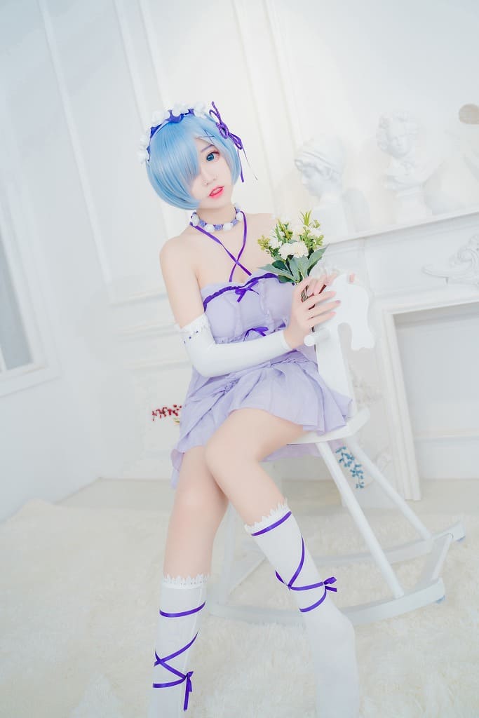 猫君君-雷姆生日[27p274M] cosplay美女-第5张