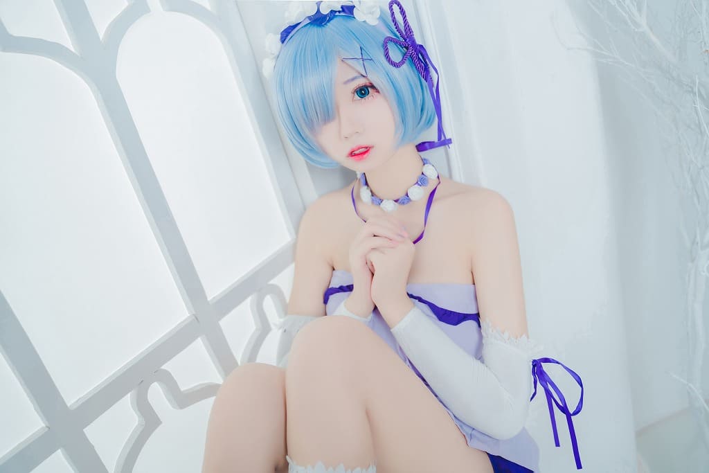 猫君君-雷姆生日[27p274M] cosplay美女-第4张