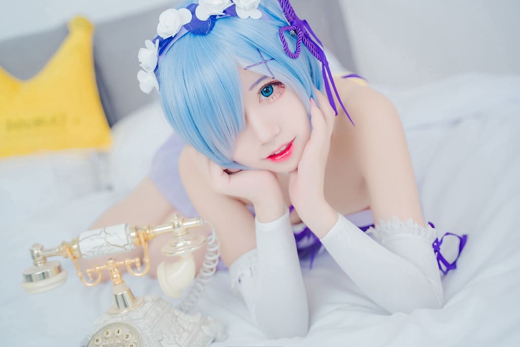 猫君君-雷姆生日[27p274M] cosplay美女-第6张