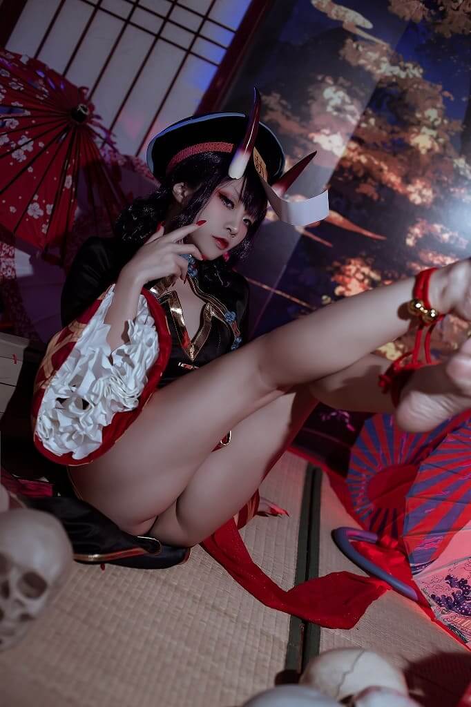 二佐Nisa-fate酒吞僵尸童子[21p66M] cosplay美女-第2张