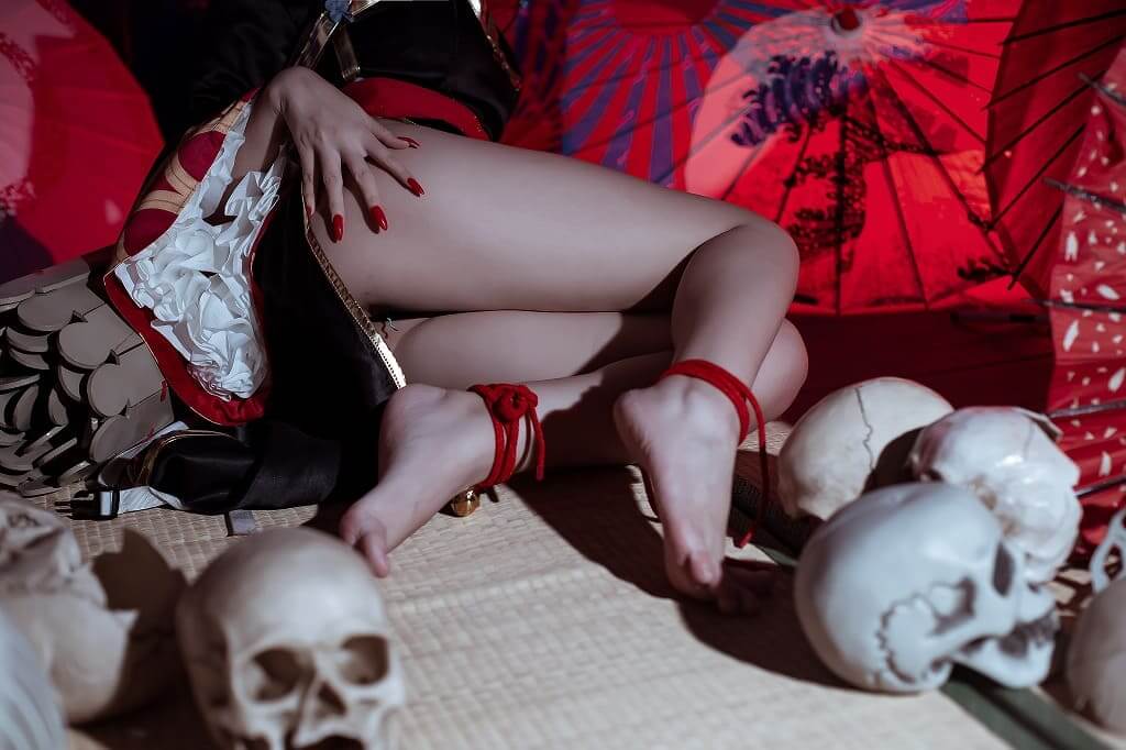 二佐Nisa-fate酒吞僵尸童子[21p66M] cosplay美女-第4张