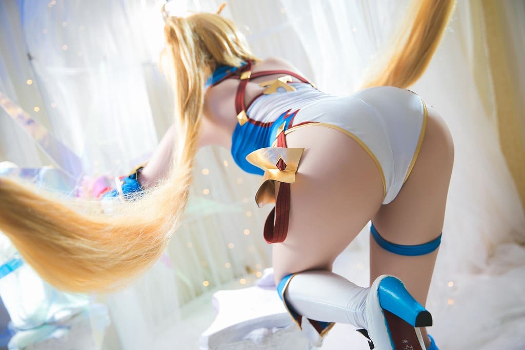 瓜希酱-fate布拉达曼特[25p113M] cosplay美女-第5张