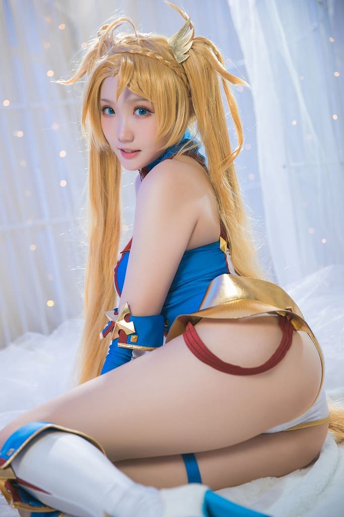 瓜希酱-fate布拉达曼特[25p113M] cosplay美女-第3张