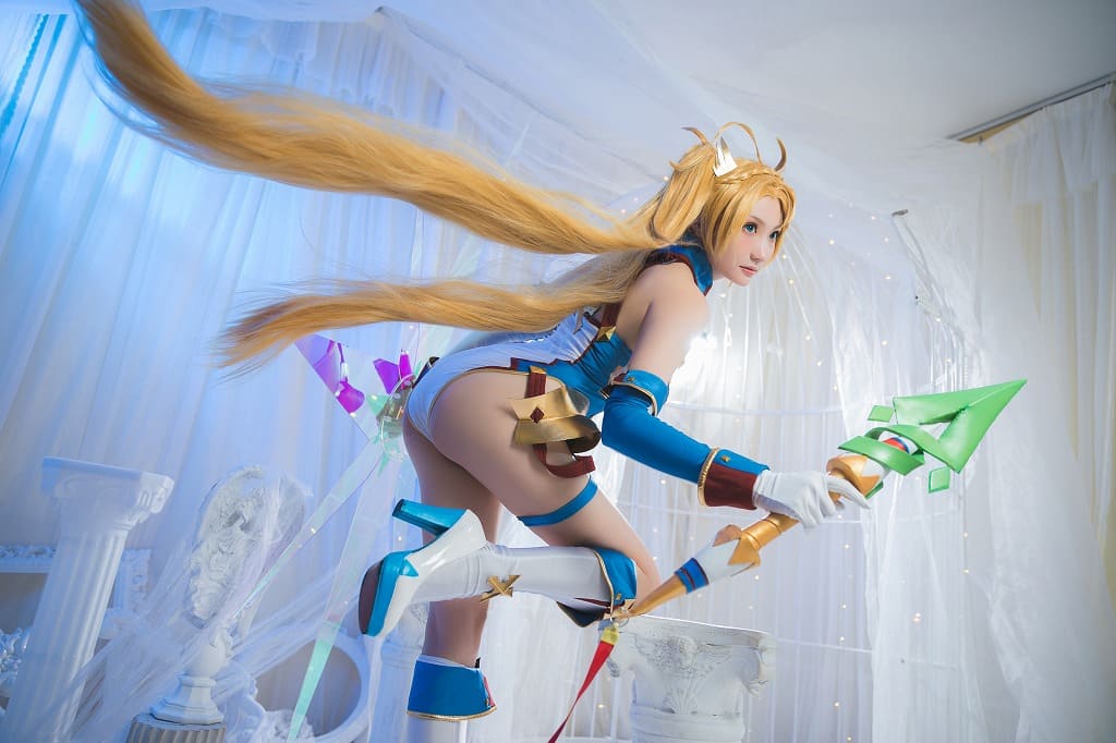 瓜希酱-fate布拉达曼特[25p113M] cosplay美女-第3张