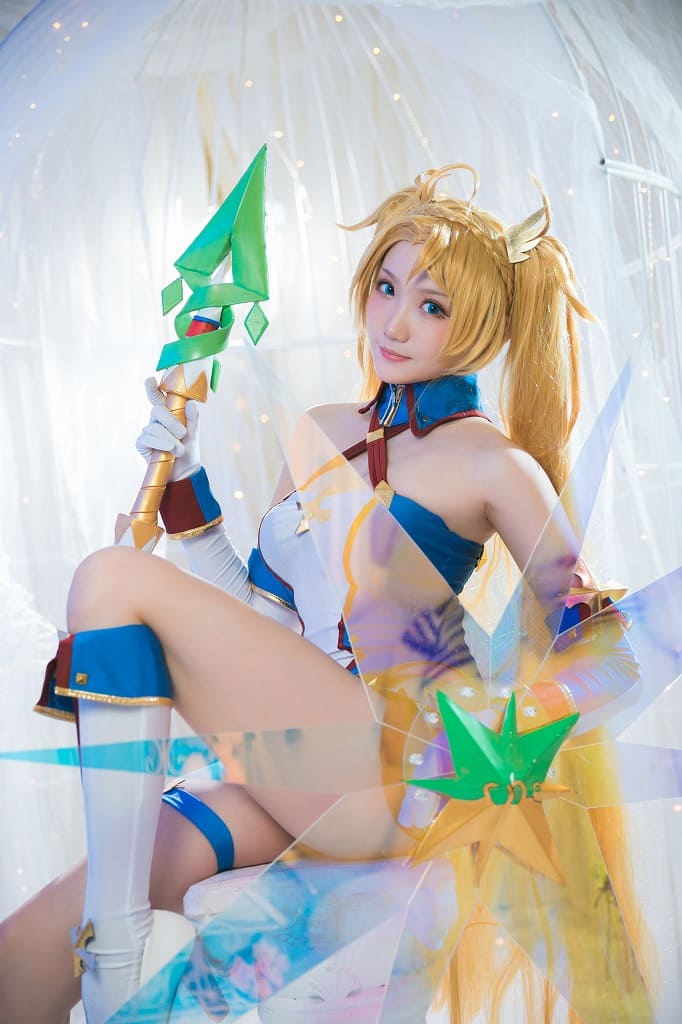 瓜希酱-fate布拉达曼特[25p113M] cosplay美女-第4张