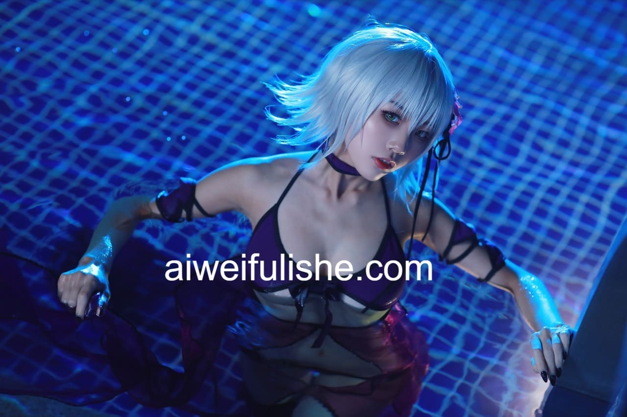 水淼aqua-贞德泳装[40p219M] cosplay美女-第4张
