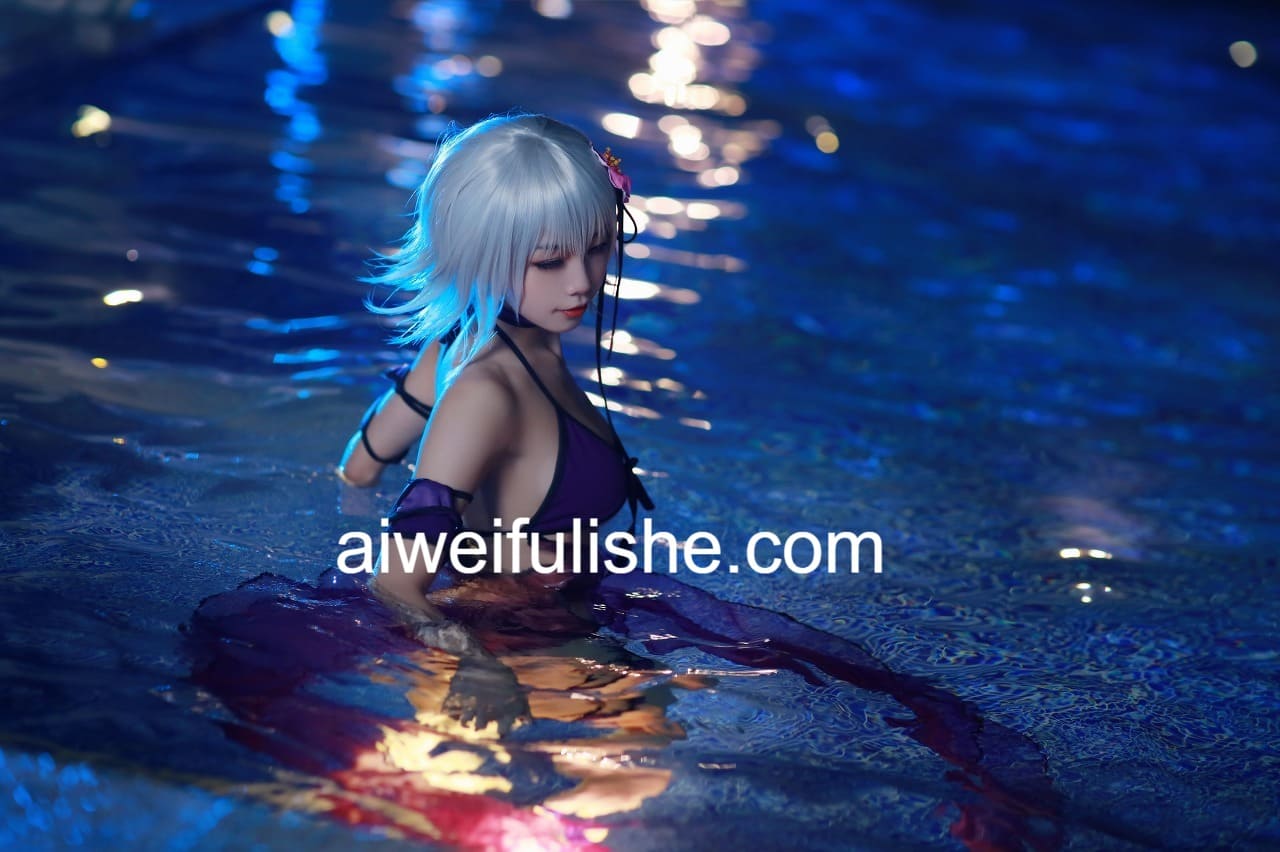 水淼aqua-贞德泳装[40p219M] cosplay美女-第3张