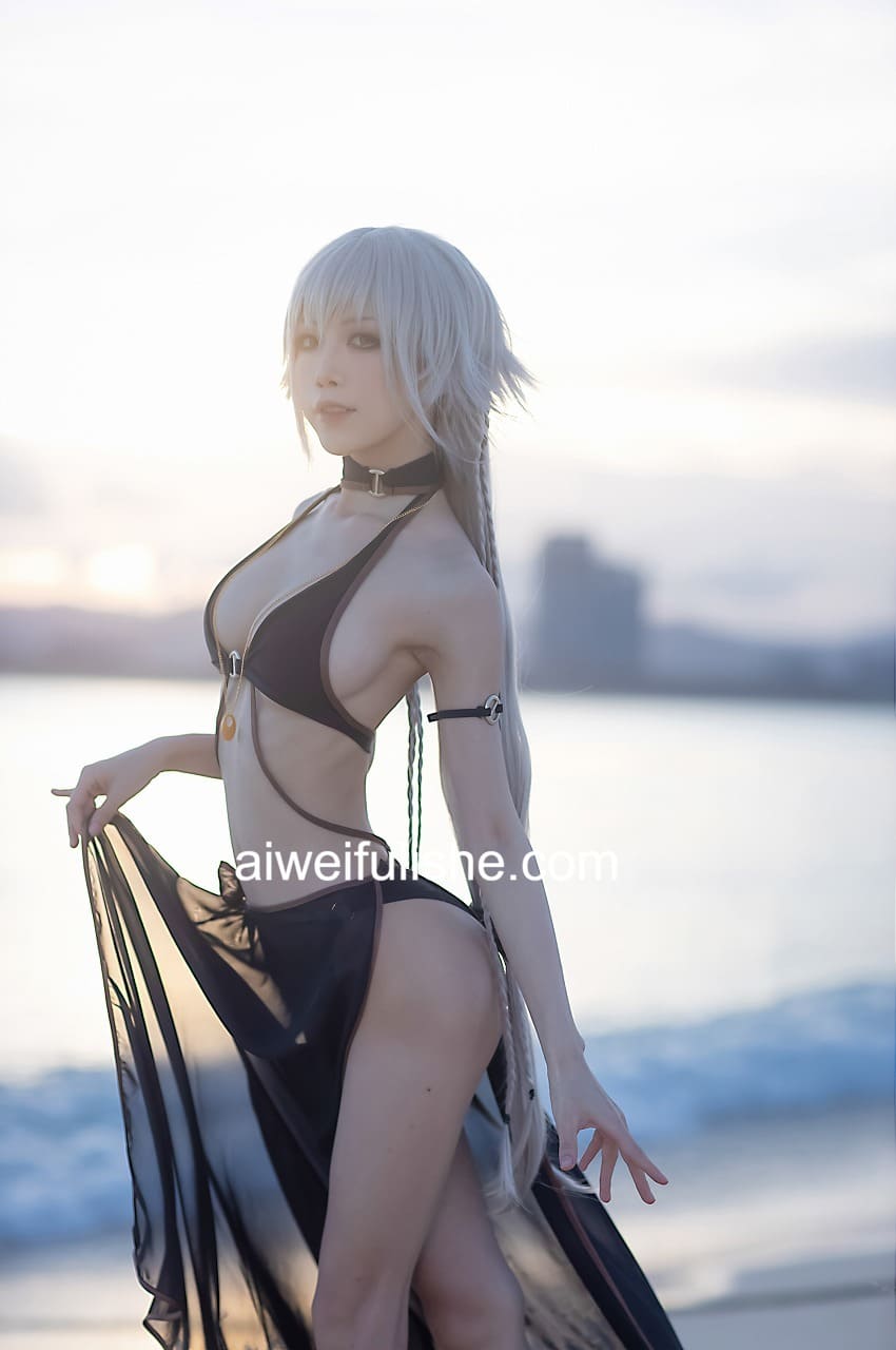 水淼aqua-贞德泳装[40p219M] cosplay美女-第2张