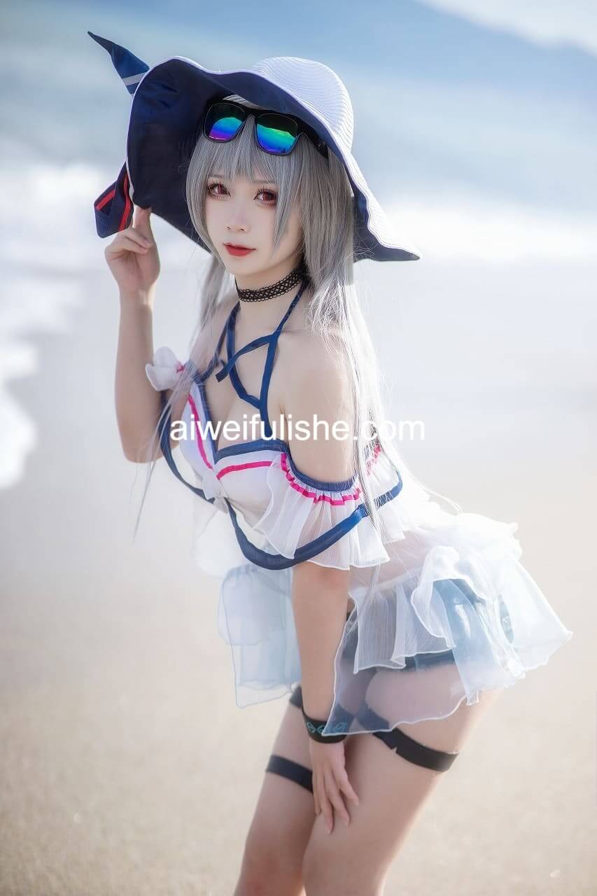 樱落酱w-斯卡蒂泳装[21p-188M] cosplay美女-第6张