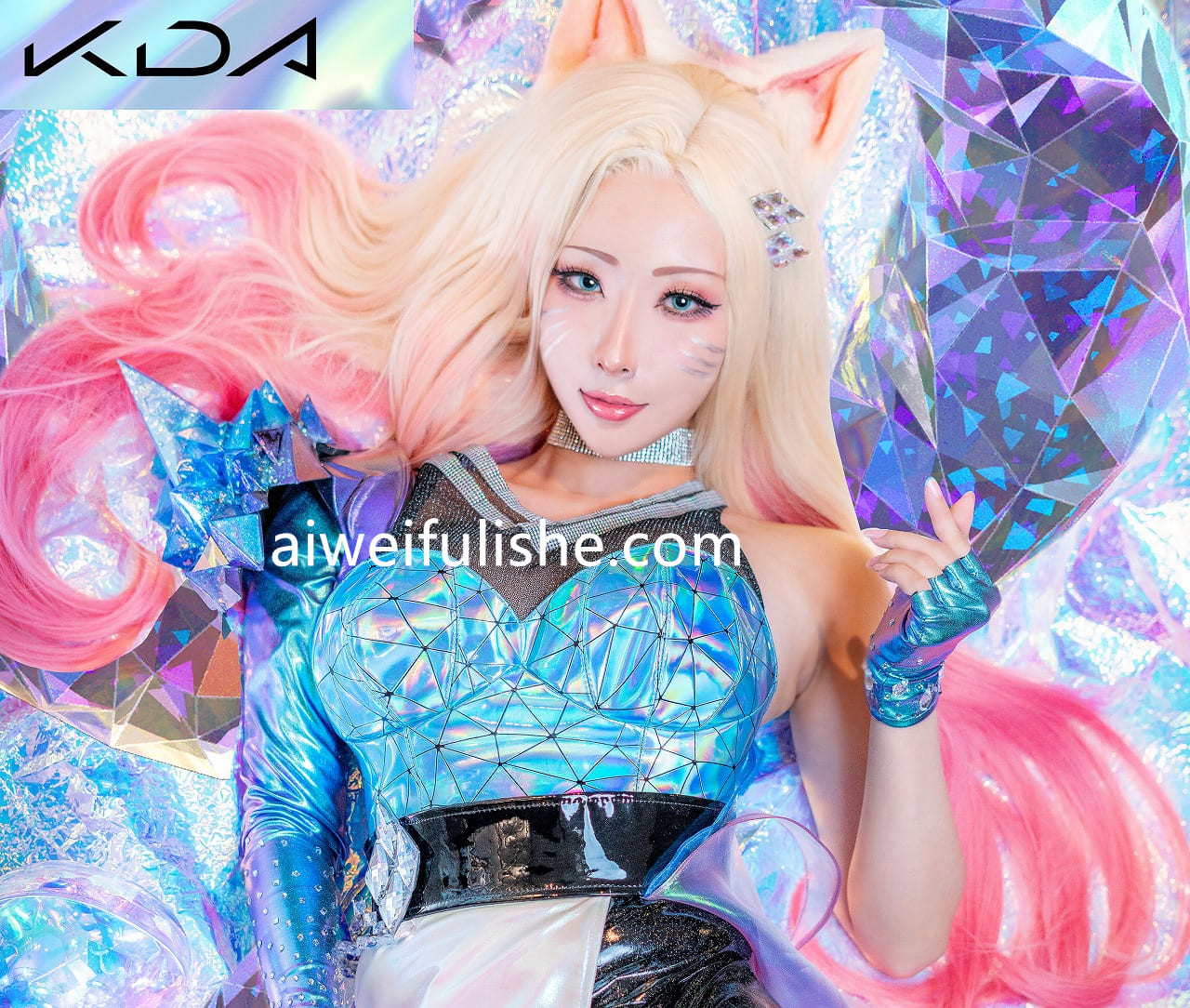 雨波_HaneAme-League of legends_Ahri_KDA All out[20p78.4M] cosplay美女-第1张