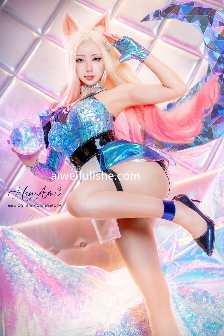 雨波_HaneAme-League of legends_Ahri_KDA All out[20p78.4M] cosplay美女-第3张