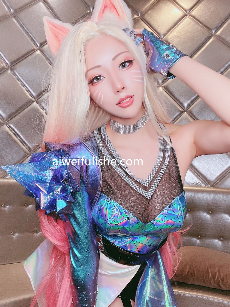 雨波_HaneAme-League of legends_Ahri_KDA All out[20p78.4M] cosplay美女-第6张
