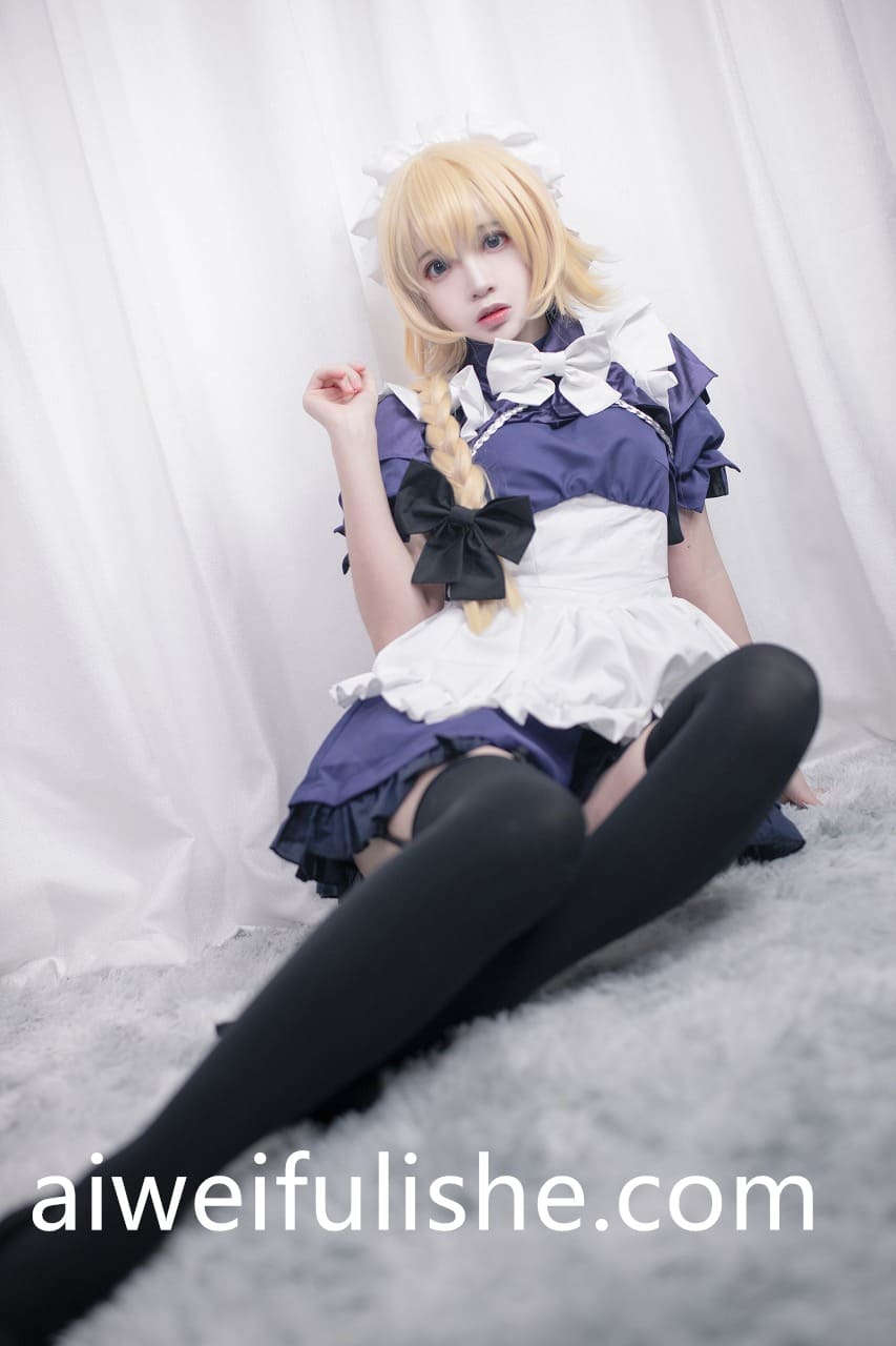 疯猫ss-贞德女仆黑丝写真 [20P-255MB] cosplay美女-第4张