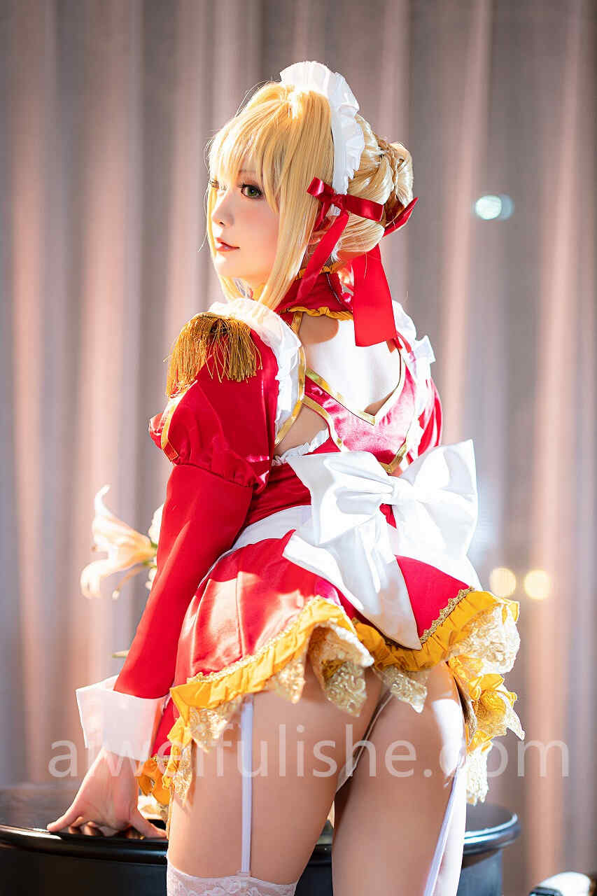 星之迟迟-尼禄女仆白丝写真 [25P-100MB] cosplay美女-第6张