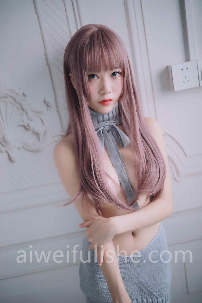 抖娘利世-露背毛衣黑丝写真[30P-276M] 网红福利-第5张