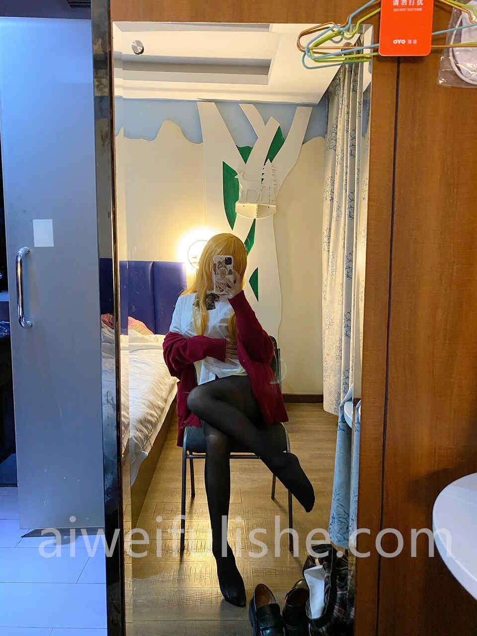 芋圆侑子sj-金毛不良jk[43P5V-539MB] cosplay美女-第2张