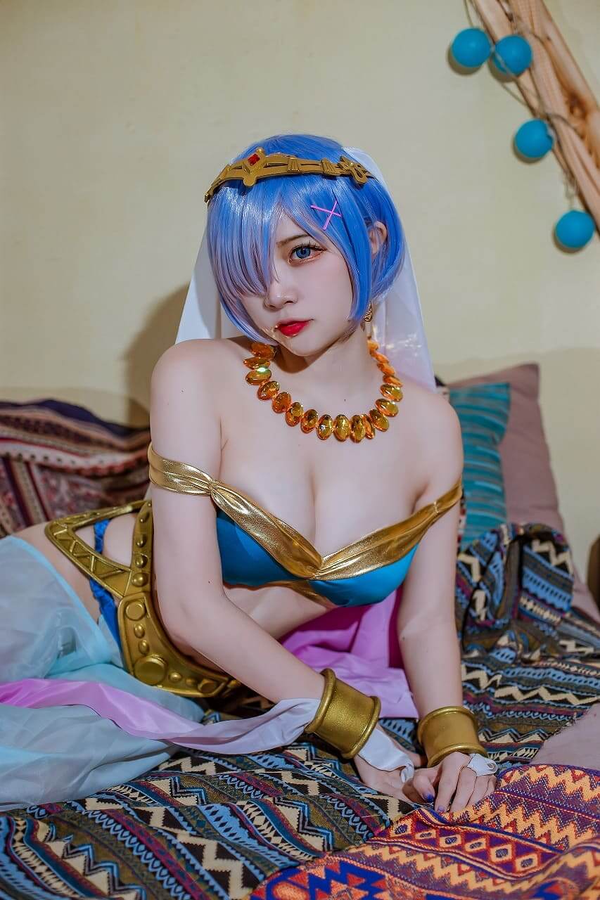 二佐Nisa-蕾姆舞娘[9p-160M] cosplay美女-第2张