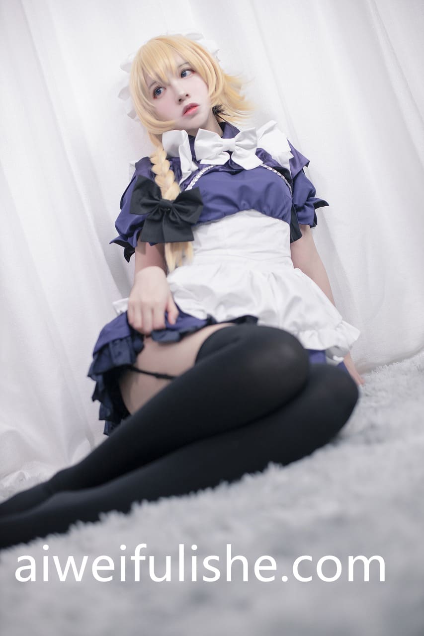 疯猫ss-贞德女仆黑丝写真 [20P-255MB] cosplay美女-第3张