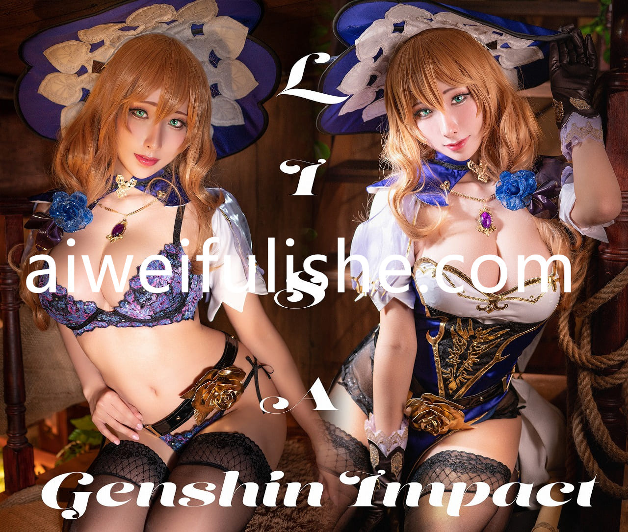 雨波_HaneAme-原神丽莎 性感内衣 [57P-130MB] cosplay美女-第2张