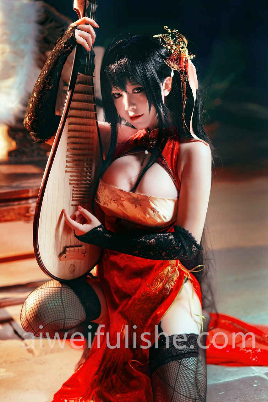 半半子-大凤旗袍[40p140M] cosplay美女-第5张