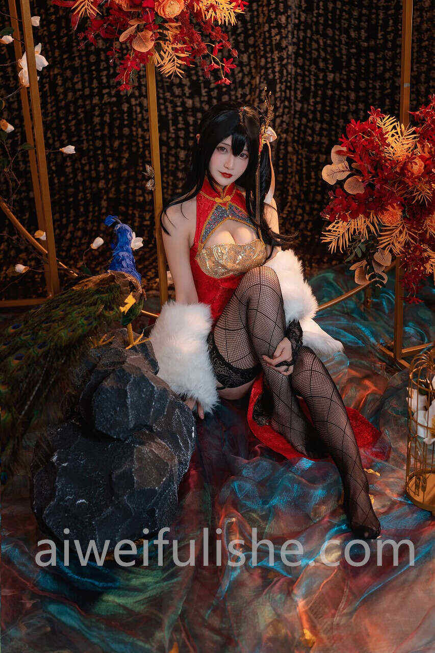 铁板烧鬼舞w-大凤旗袍[30P480M] cosplay美女-第6张