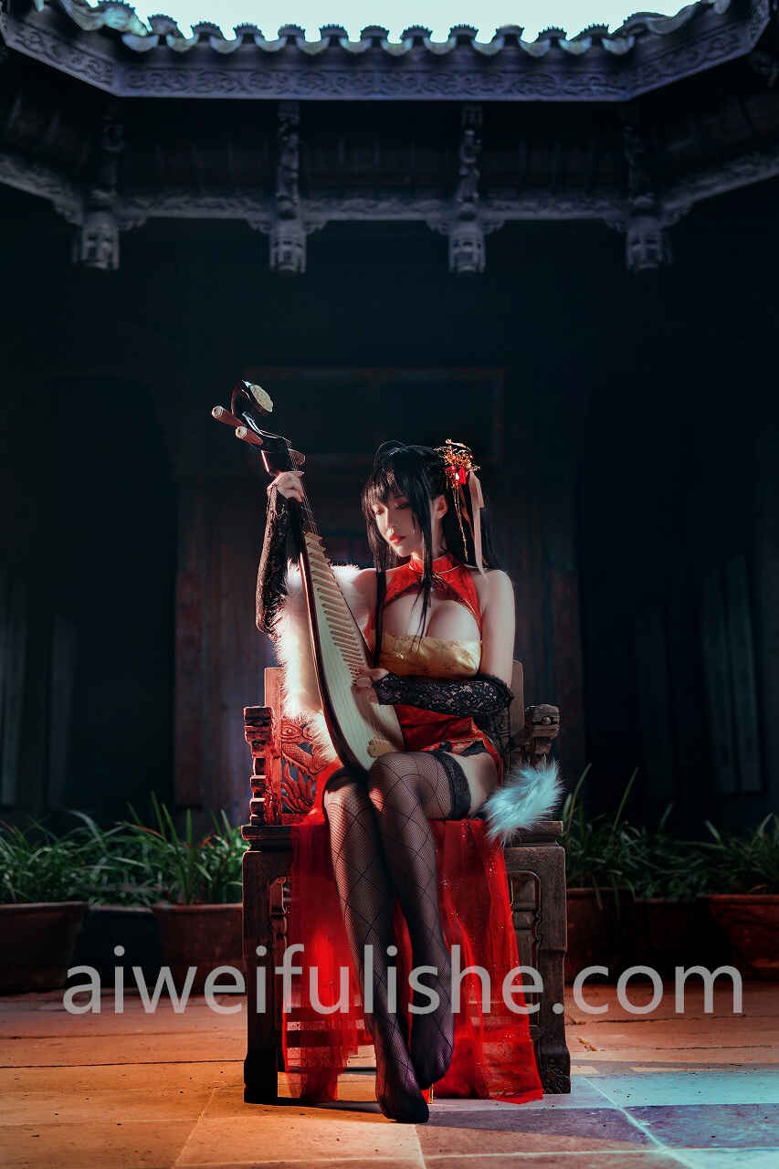 半半子-大凤旗袍[40p140M] cosplay美女-第2张