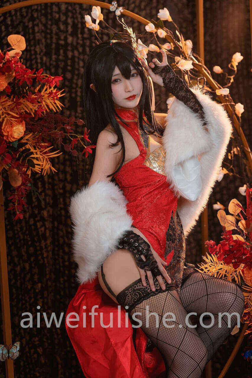 铁板烧鬼舞w-大凤旗袍[30P480M] cosplay美女-第6张