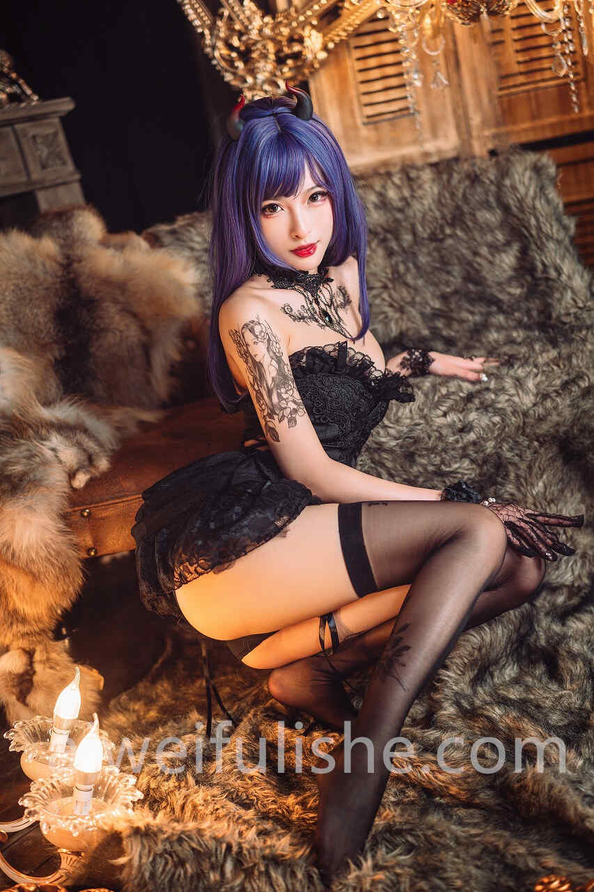 清水由乃-暗黑纹身[30P-370MB] cosplay美女-第2张
