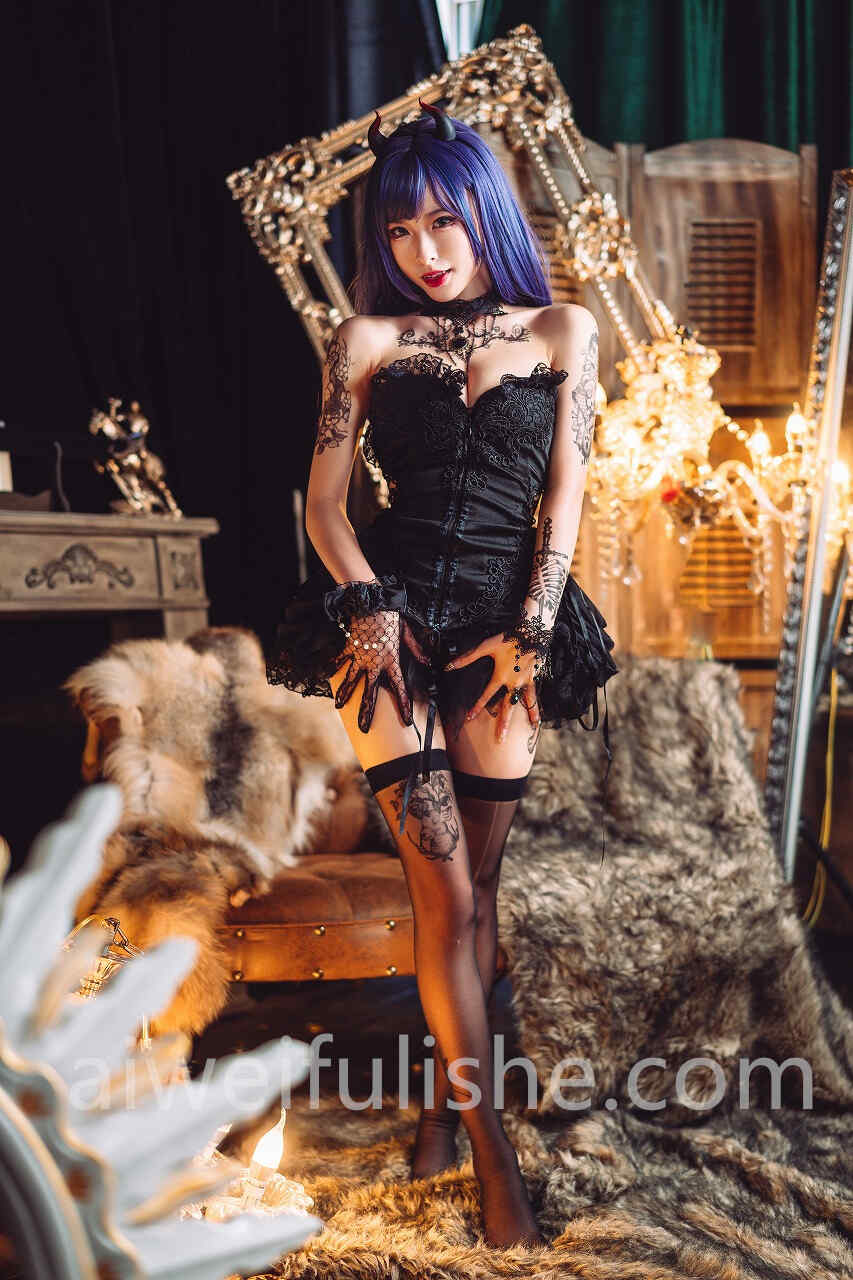 清水由乃-暗黑纹身[30P-370MB] cosplay美女-第4张
