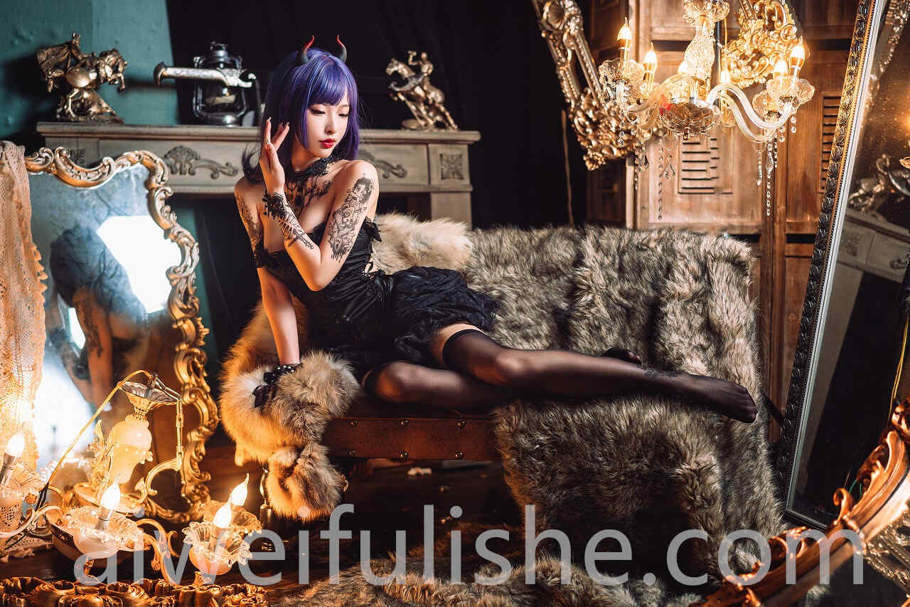 清水由乃-暗黑纹身[30P-370MB] cosplay美女-第6张
