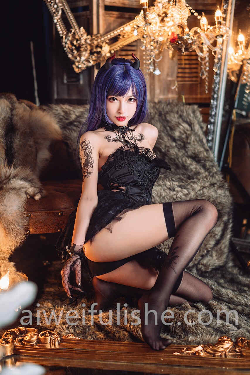 清水由乃-暗黑纹身[30P-370MB] cosplay美女-第3张