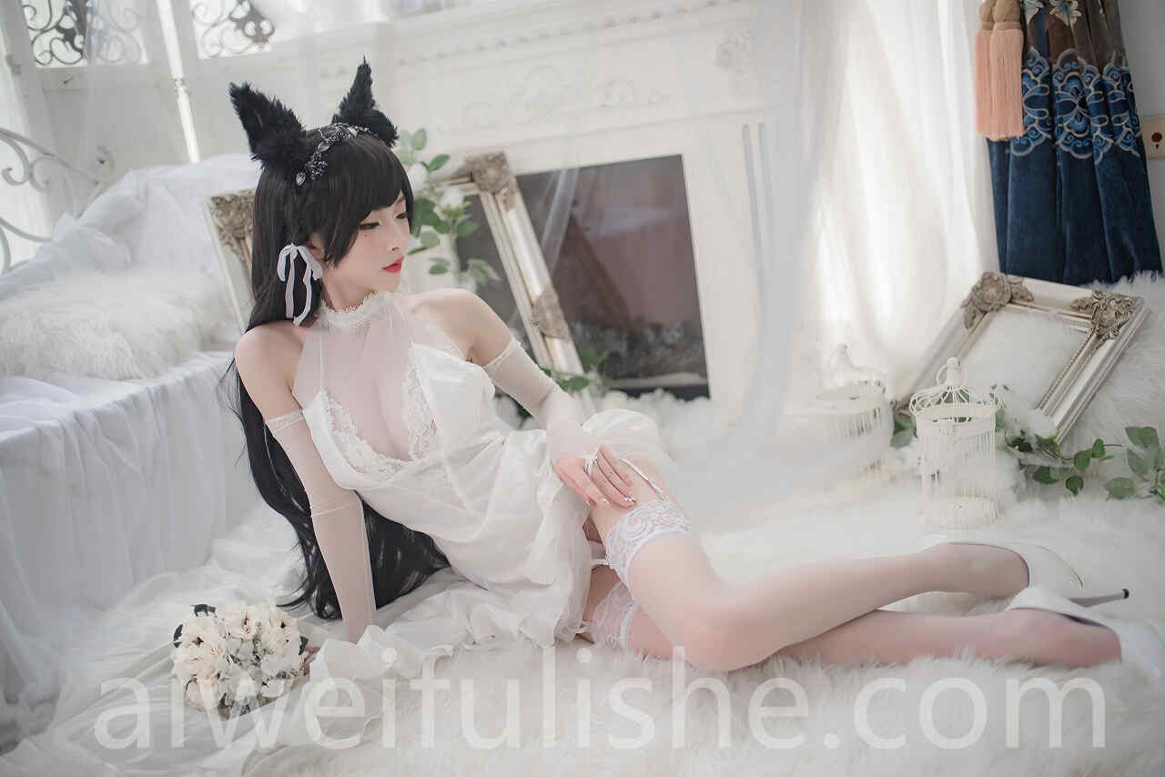 清水由乃-爱宕婚纱[49P1V-1.66GB] cosplay美女-第3张
