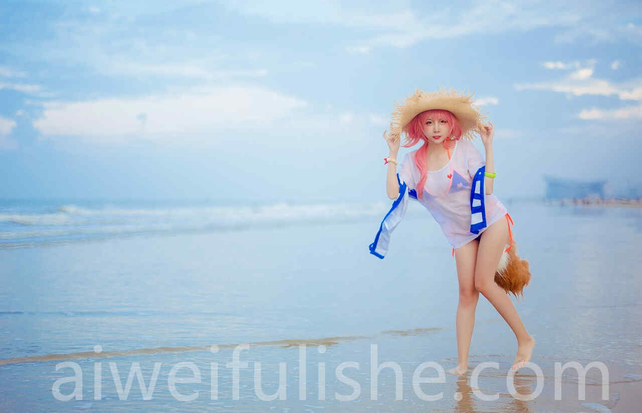 二佐Nisa-玉藻前泳装 [30P-144MB] cosplay美女-第1张