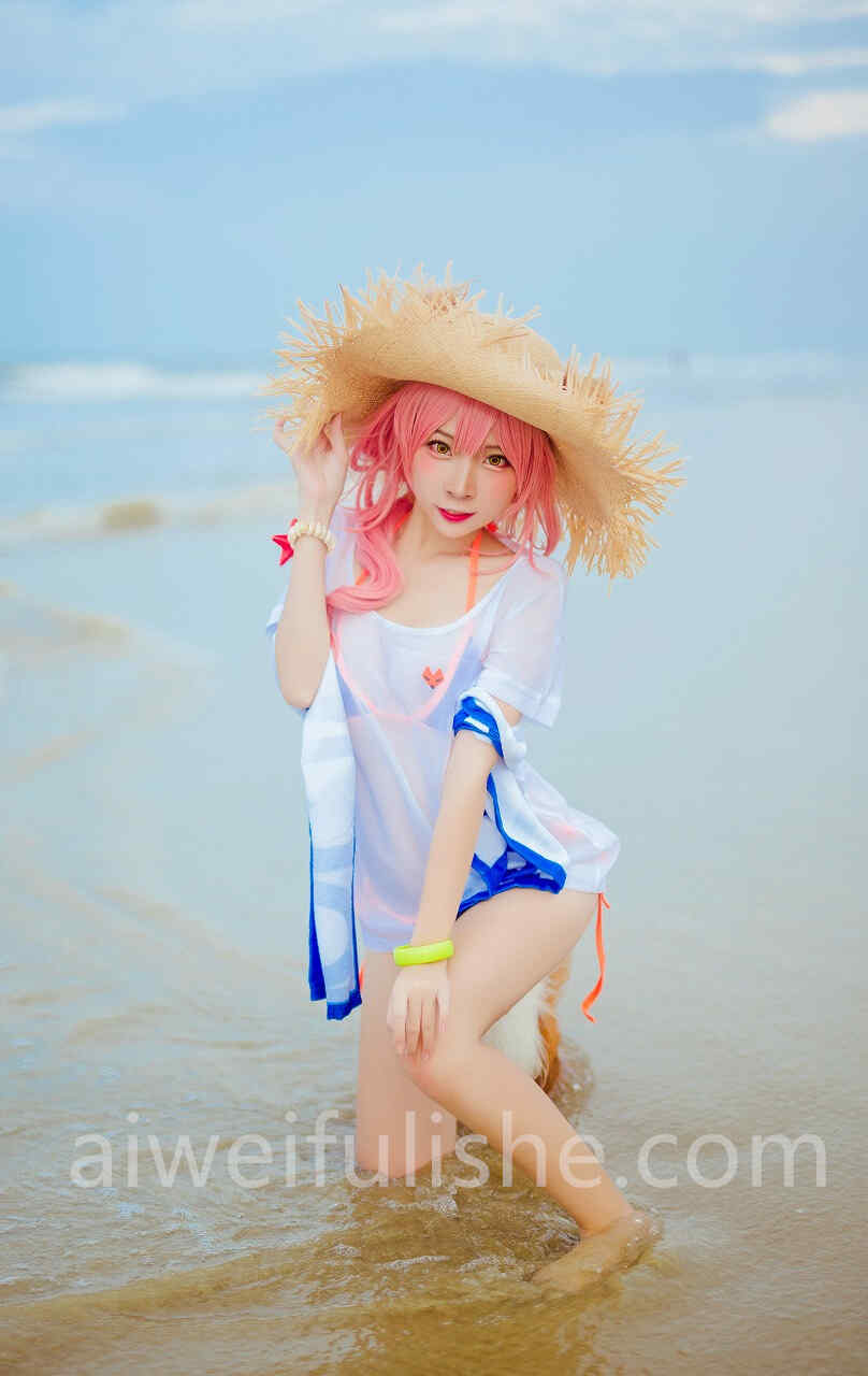二佐Nisa-玉藻前泳装 [30P-144MB] cosplay美女-第5张